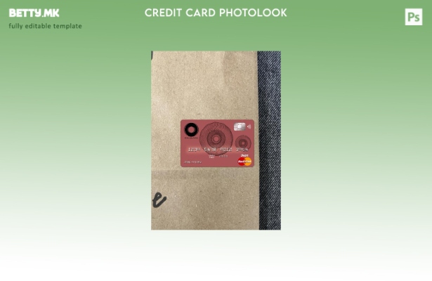 модерен стил Австралија Macquarie банка мастеркард photolook преден шаблон